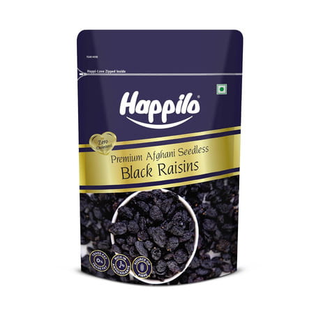 Happilo Premium Afghani Seedless Black Raisins 250g