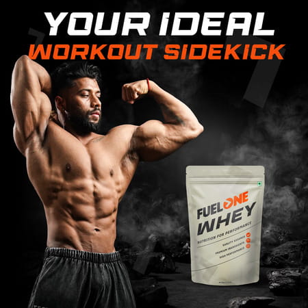 Muscleblaze Fuel One Whey Protein | 24 G Protein & 5.29 G Bcaa (Cafe Mocha | 1 Kg / 2.2 Lb)