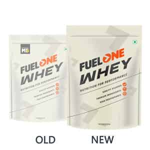 Muscleblaze Fuel One Whey Protein | 24 G Protein & 5.29 G Bcaa (cafe Mocha | 1 Kg / 2.2 Lb)