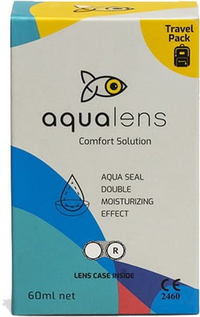 Aqualens Comfort Contact Lens Solution Bottle Of 60 Ml (lens Case Free)