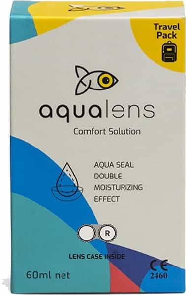 Aqualens Comfort Contact Lens Solution Bottle Of 60 Ml (Lens Case Free)