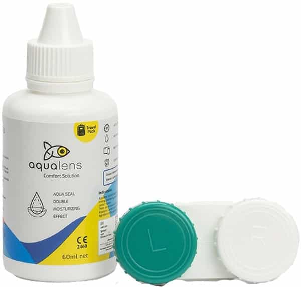 Aqualens Comfort Contact Lens Solution Bottle Of 60 Ml (Lens Case Free)