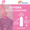 Dr. Morepen Exygra Extra Time Dotted | Bubblegum | Condom | 10 No's | Pack Of 2