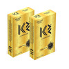 K2 Condoms Delight Series Extra Time Condom With Dotted-Rings - 10'S (Pack Of 2)