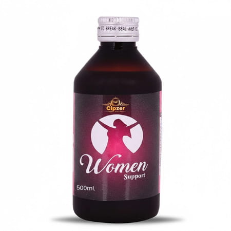 Cipzer Women Support Syrup 500ml | Supports Menstrual Health & Womens Wellness (Pack Of 1)