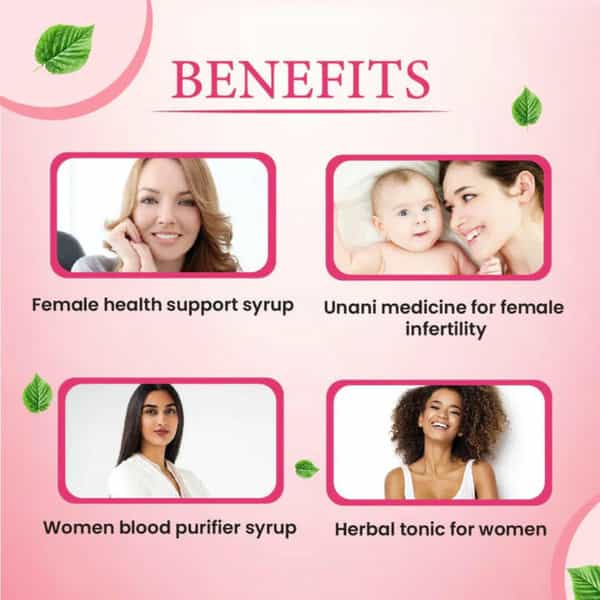 Cipzer Women Support Syrup 500Ml | Supports Menstrual Health & Womens Wellness (Pack Of 1)
