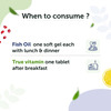 Neuherbs Daily Basic Supplements Combo- Deep Sea Fish Oil 2500Mg(60) +True-Vitamin With Iodine (60)