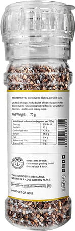 Lunn Burntgarlic Seasoning (Grinder) 70G