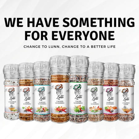 Lunn Burntgarlic Seasoning (Grinder) 70G