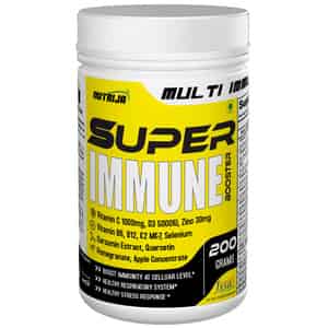 Nutrija Super Immune Booster Drink - D3, Zinc 30mg, B6, B12 - Immunity Booster Drink (200g(mango))