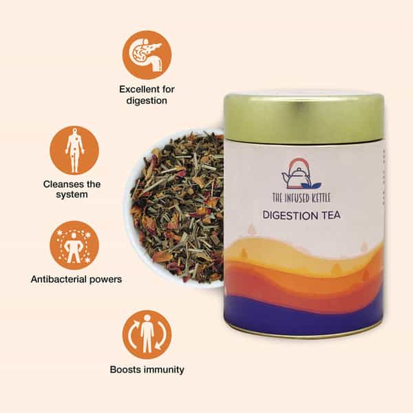 The Infused Kettle Digestion Green Tea (50 Gms)