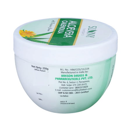 Sunny Herbals Aloevera Calendula Cream 250 Gm