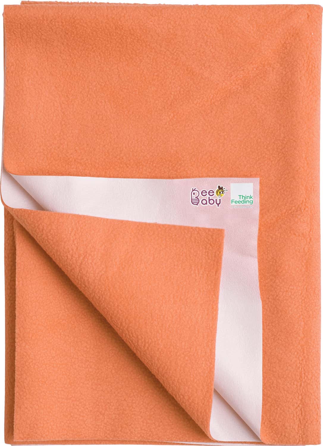 Beebaby Ultradry Waterproof Baby Bed Protector / Dry Sheet Large Size -140 X 100 Cm ( Peach )