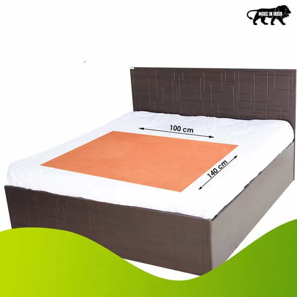 Beebaby Ultradry Waterproof Baby Bed Protector / Dry Sheet Large Size -140 X 100 Cm ( Peach )