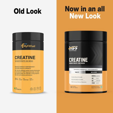 Myfitfuel Creatine Monohydrate 200 Mesh (3000 Mg) (180 Tablets)