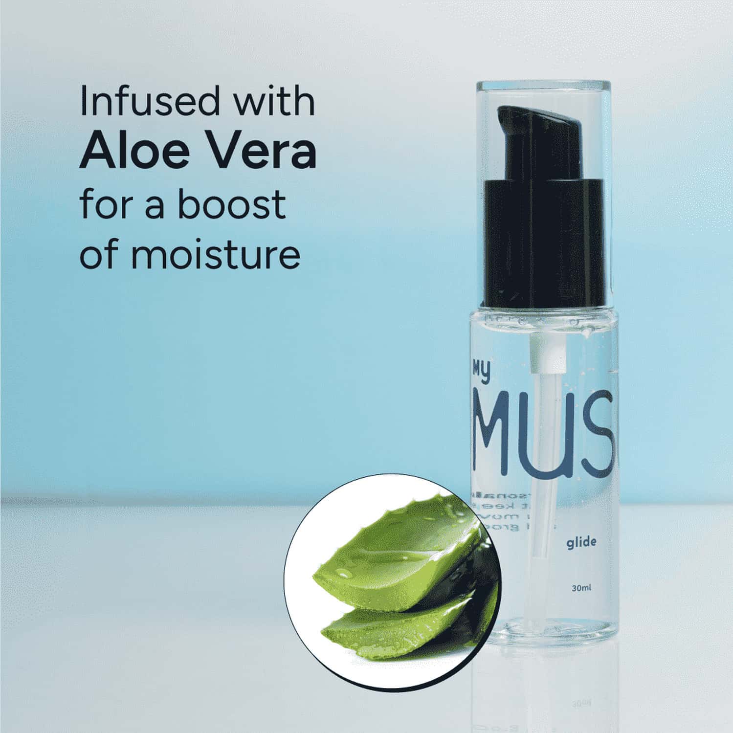 Buy MYMUSE GLIDE ALOE WATER BASED LUBE JELLY FOR MEN & WOMEN 30ML