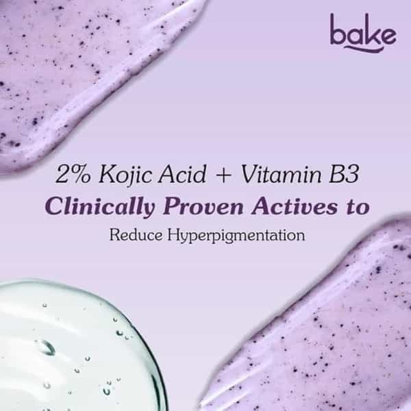 Bake 2% Kojic Lavender Body Scrub For Brightening & Tan Removal (200G)