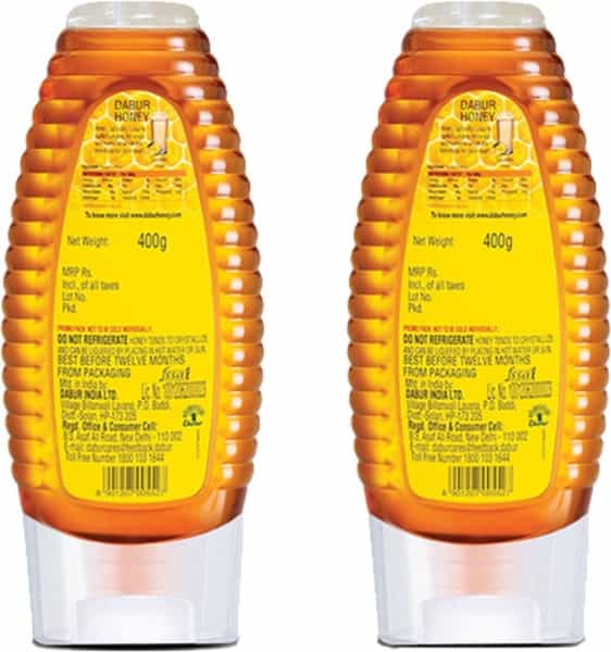 Dabur Honey Squeezy Of 225 G (Buy 1 Get 1 Free)