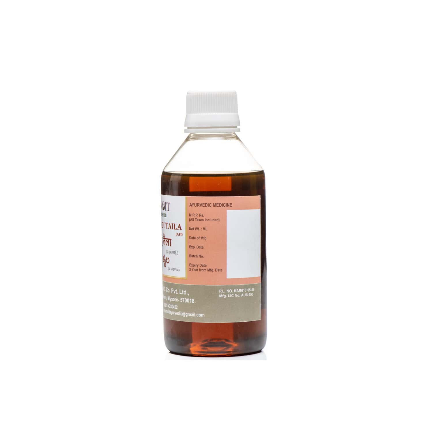 S N Pandit Ayurveda Sahacharadi Taila - 200ml