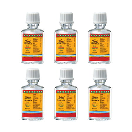 Tiger Balm Oil | Ayurvedic Pain Relief Oil 3ml | Pack Of 6