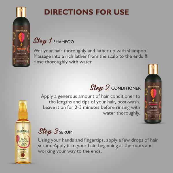 Manestream Fenusmooth Ayurvedic Hair Treatment Kit With Fenugreek And Walnut (300 Ml)