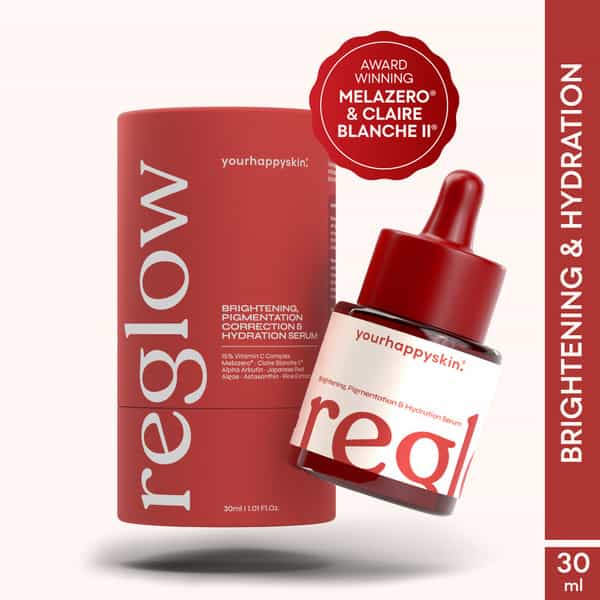 Yourhappyskin Reglow Face Serum | Brighter Skin Tone | Advanced Pigmentation Control - 30Ml