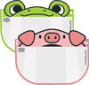 Buddsbuddy Combo Of 2 Kids Face Protective Mask With Cartoon Transparent - Multicolor