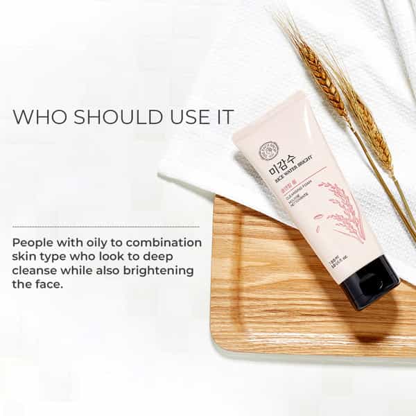 The Face Shop Rice Water Bright Cleansing Foam 100Ml