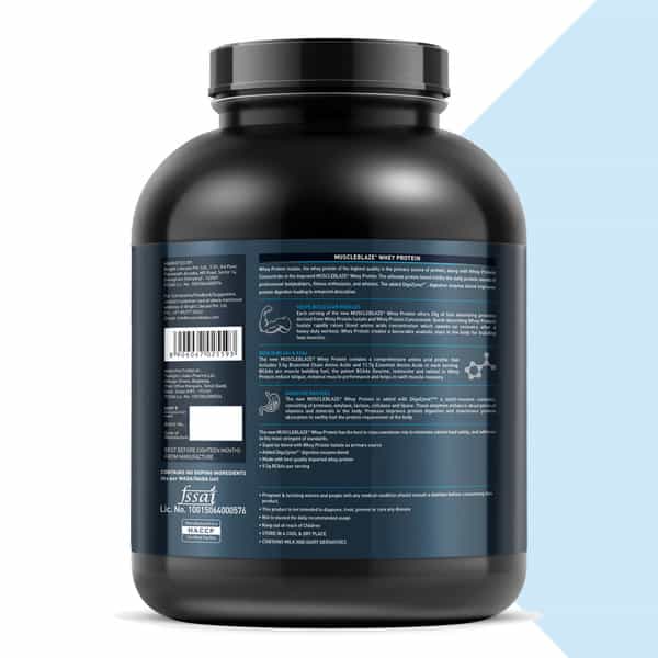 Muscleblaze 100% Whey Protein (Cookies & Cream | 2Kg) | 25G Protein | Premium Blend