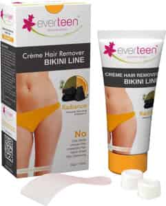 Everteen Silky Bikini Line Hair Remover Creme With Cranberry And Cucumber - 1 Pack- 50gm