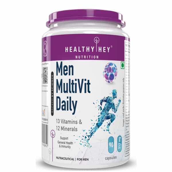 Healthyhey Nutrition Multi Vitamin For Men - Multi-Vit Daily - 90 Capsules