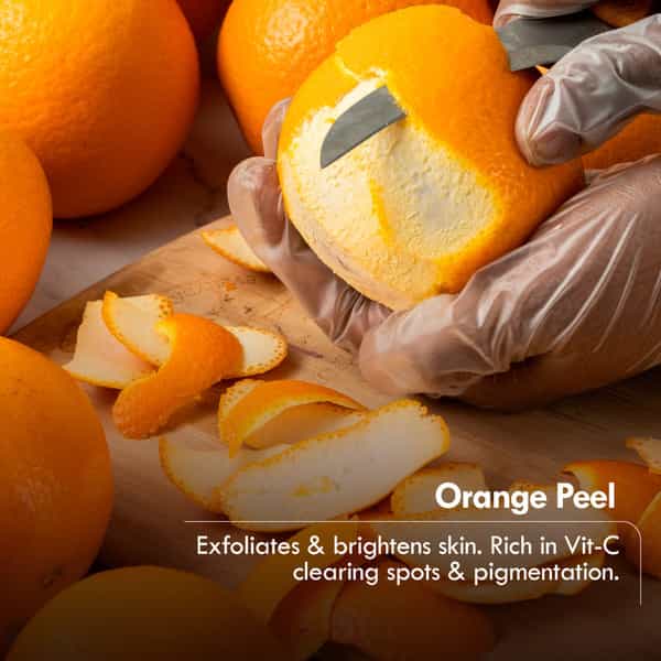 Nat Habit Exfoliating Orange Soap - Tan Removal | Cleansing & Anti-Aging Formula (125G)