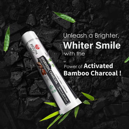 Ayouthveda Toothpaste Combo (Total Care 360 | Natural Whitening | Charcoal White) - 100g Each