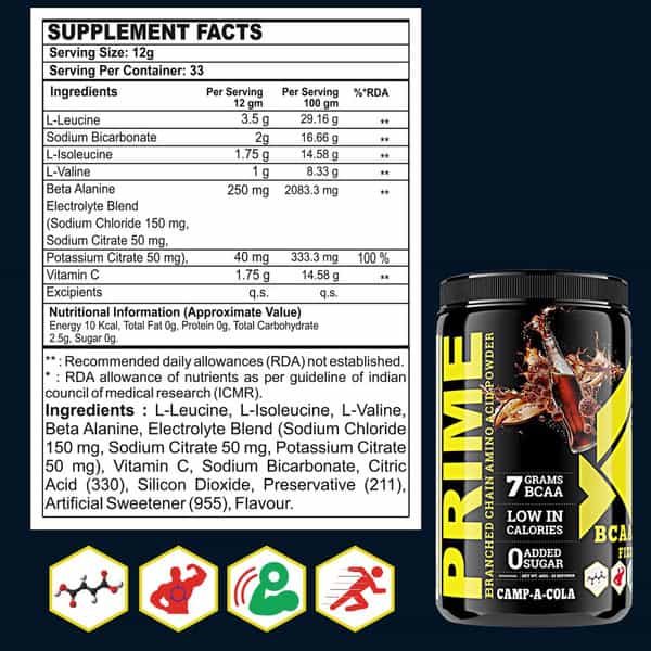 Bigflex Prime Bcaa Cola Fizz (400 Gm)