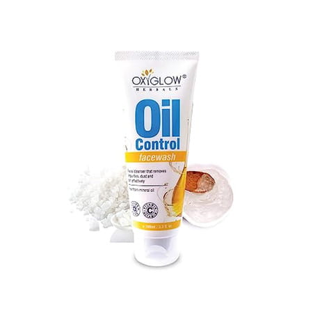 Oxyglow Herbals Anti- Acne Oil Control Face Wash|Restores Ph Balance|Cleanses (100ml)