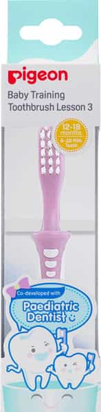 Pigeon Training Toothbrush - Lesson 3 Pink (En)