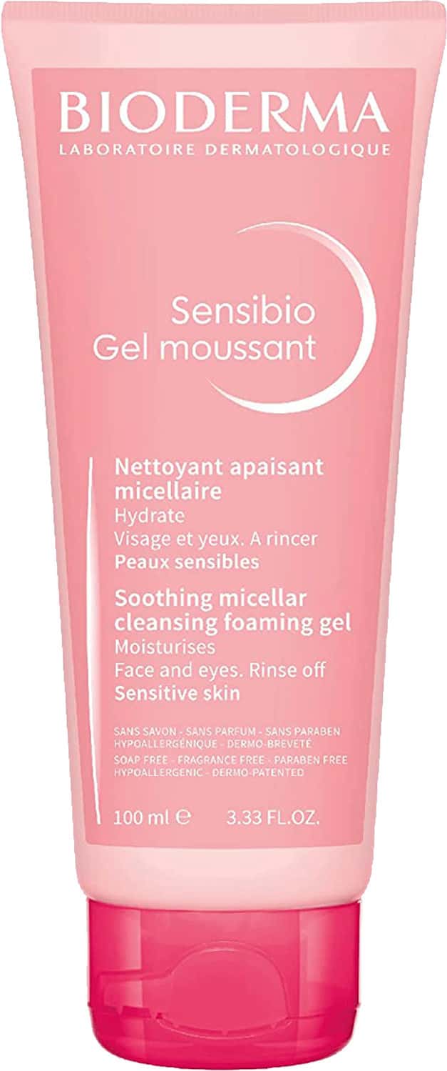 Bioderma Sensibio Gentle Soothing Micellar Cleansing Foaming Gel For Sensitive Skin 100ml