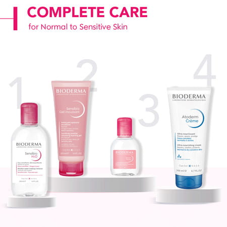 Bioderma Sensibio Gentle Soothing Micellar Cleansing Foaming Gel For Sensitive Skin 100ml