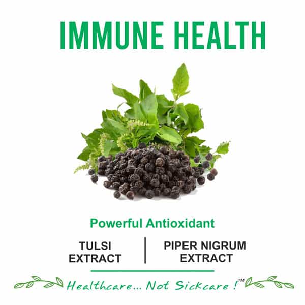 Bliss Welness Tulsi Tablet For Immunity Booster,Cough&Cold Care Supplement|Men& Women|60 Veg Tablets