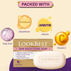 Healthbest Skin Brightening Soap With Kojic Acid | Glutathione | Arbutin & Vitamin C 75Gm Pack Of 3