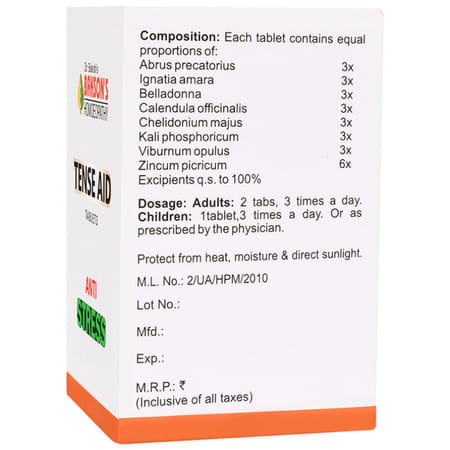 Baksons Tense Aid Tablet 75