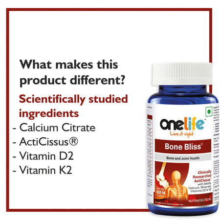 Onelife Bone Bliss - 60 Tablets