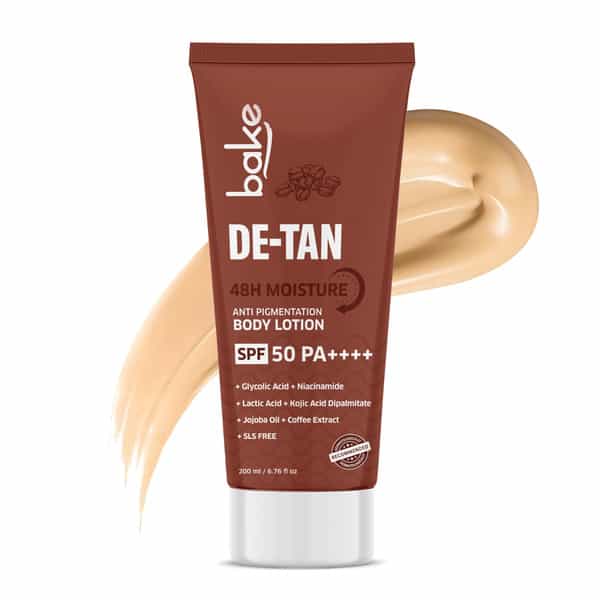 Bake De-Tan Coffee Body Lotion With Kojic | Lactic & Niacinamide + Spf 50 (200Ml)