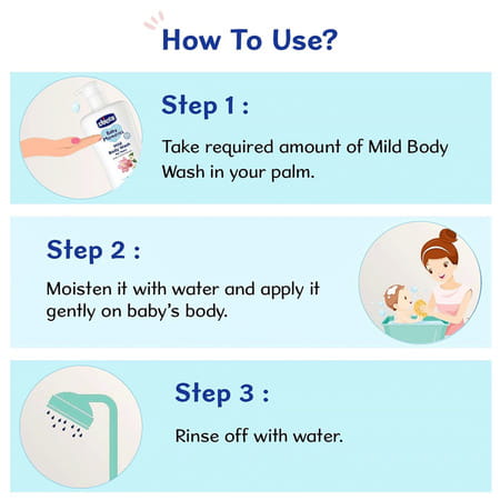 Chicco Baby Moments Mild Body Wash Refresh No Tears For Soft Skin No Tears Soap Free 0m+ 100ml