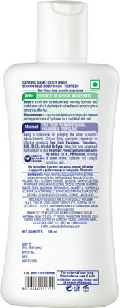 Chicco Baby Moments Mild Body Wash Refresh No Tears For Soft Skin No Tears Soap Free 0m+ 100ml