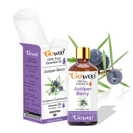 Pack Of 2 Juniper Berry Essential Oil & Black Cumin Carrier Oil - 100% Pure & Natural Oil