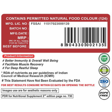 Pharmgrade Healthy Living Zinc 60tabs Red Series