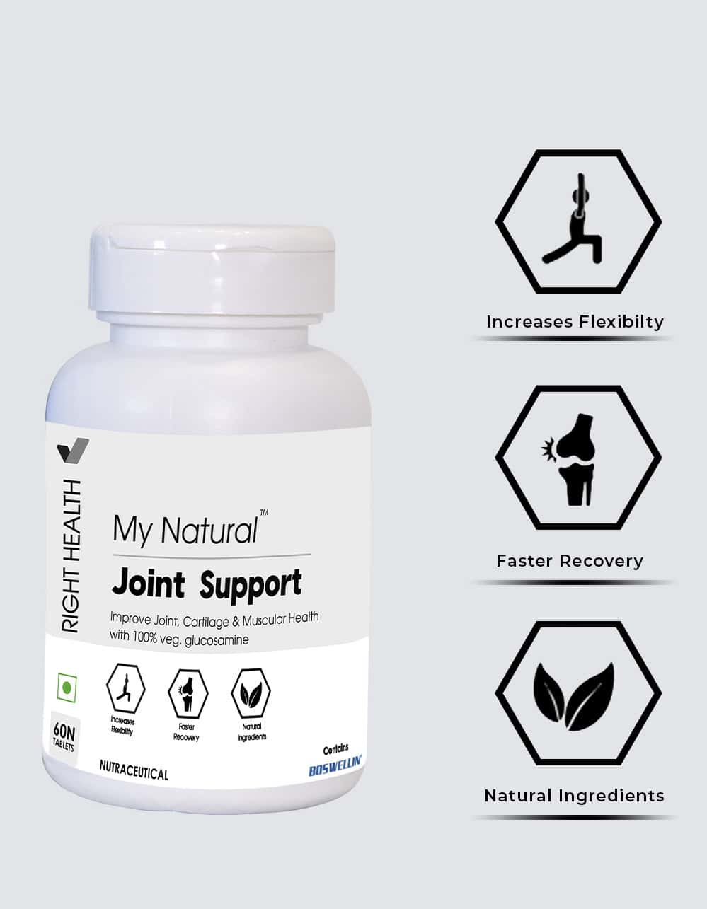 Buy MY NATURAL JOINT SUPPORT (60 TABLETS) Online & Get Upto 60 OFF at PharmEasy