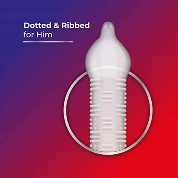Skore Duo Max - Premium Condoms For Him & Her With Disposal Pouches - 10 Pcs