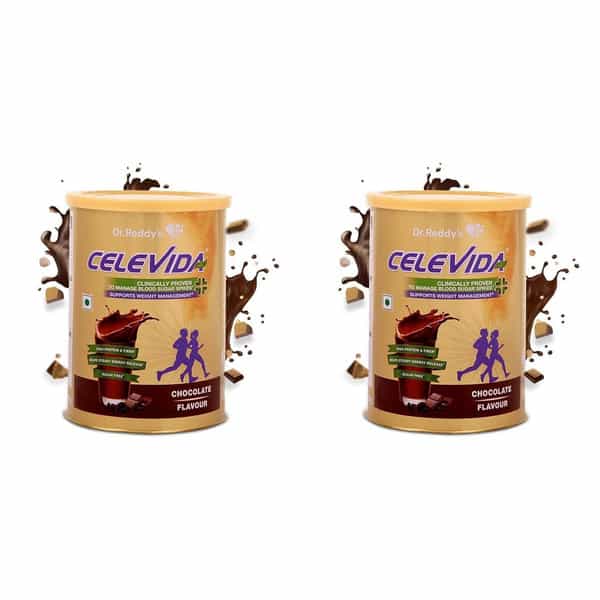 Celevida - Nutrition Health Drink For Choclate Flavour| No Added Sugar | 400G Pack Of 2